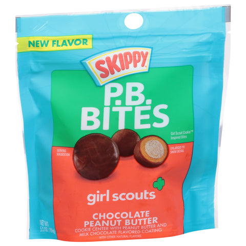 Skippy Girl Scouts Chocolate Peanut Butter P.B. Bites 5.5 oz