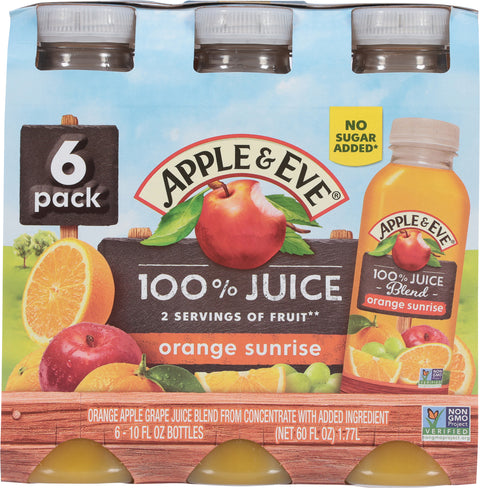 Apple & Eve Orange Sunrise 100% Juice Blend 6