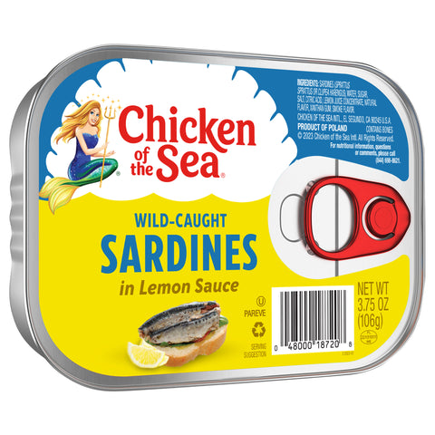 Chicken Of The Sea Lemon & Evoo Sardines 3.75 OZ