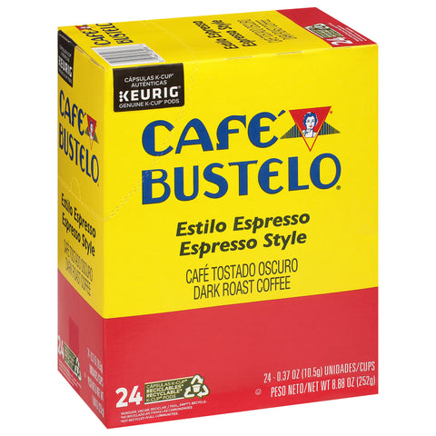 Cafe Bustelo Coffee K-Cups Dark Roast 8.88 OZ