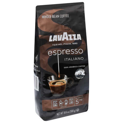 Lavazza Whole Bean Espresso Italiano Coffee 10.6 oz