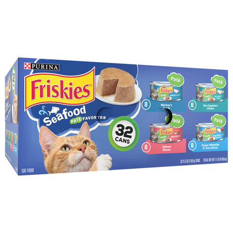 Purina Friskie's Seafood Pate Favorite Cat Food 11 LB