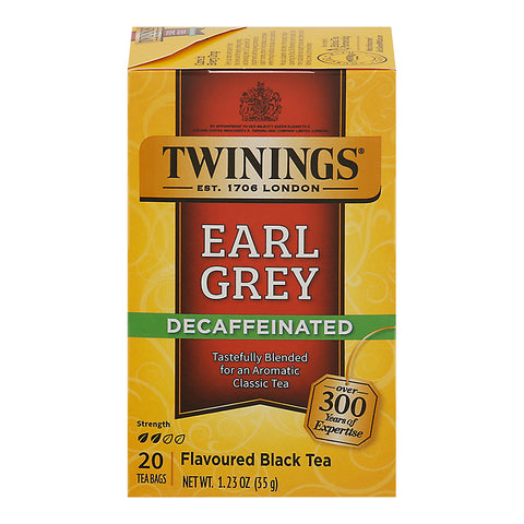 Twinings Decaffeinated Earl Grey Black 20 CT