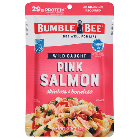 Bumble Bee Salmon Pink Wild Premium Pouch 5 OZ