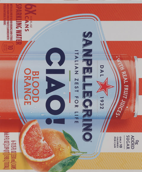 Sanpellegrino Blood Orange Sparkling Water 6