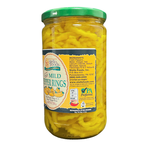 Stello Foods - Rosie's Mild Pepper Rings 24 oz