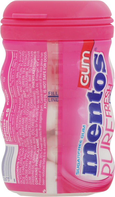Mentos Pure Fresh Sugarfree Bubble Fresh Gum 6