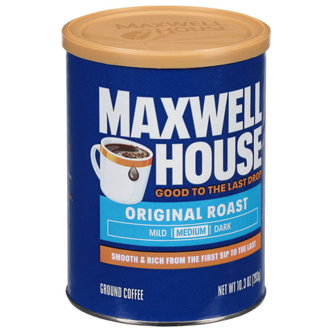 Maxwell House Original Roast Ground Coffee, 10.3 oz Canister