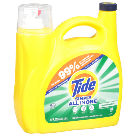 Tide Simply All in One Daybreak Fresh Detergent 117 fl oz