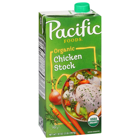 Pacific Organic Chicken Stock 32 OZ
