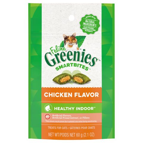 Greenies Feline Chicken Smartbites 2.1 OZ