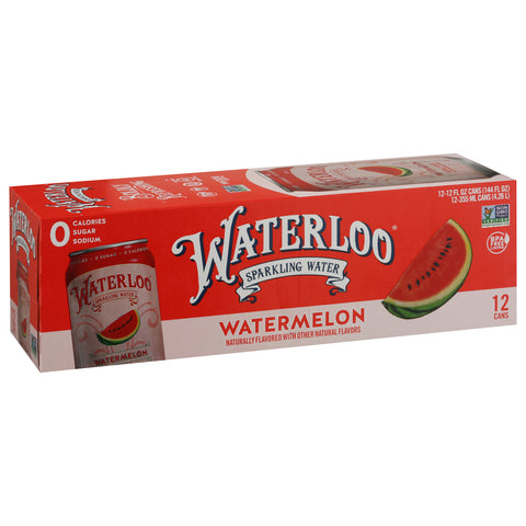 Waterloo Watermelon Sparkling Water 144 FZ