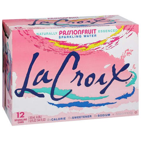 La Croix Passionfruit Sparkling Water 144 FZ