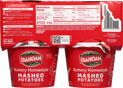 Idahoan Buttery Homestyle Mashed Potatoes 6 OZ