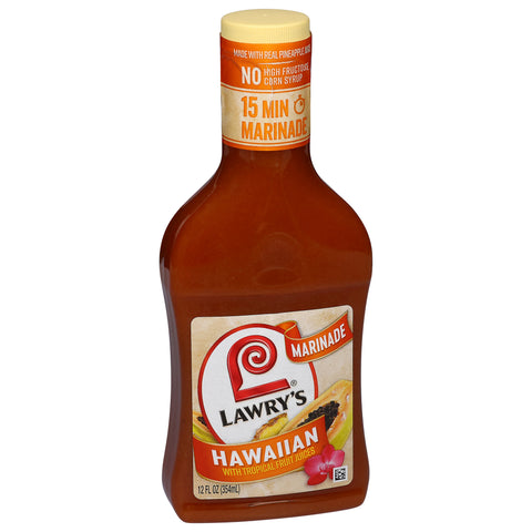 Lawry's Marinade Hawaiian With Tropical Fruit Juice 12 FZ