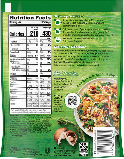 Knorr Noodles & Sauce Chicken Broccoli 4.2 OZ