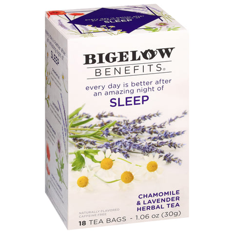 Bigelow Benefits Chamomile & Lavendar Herbal Tea 18 CT