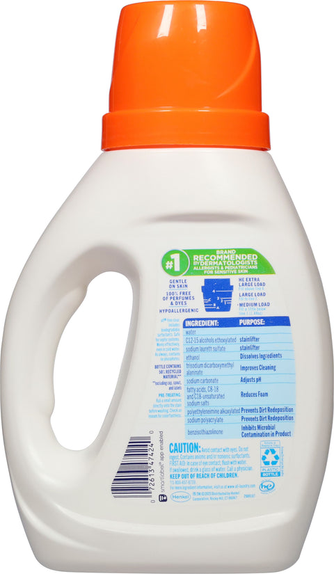 All Advanced OXI Free Clear Detergent 30 fl oz