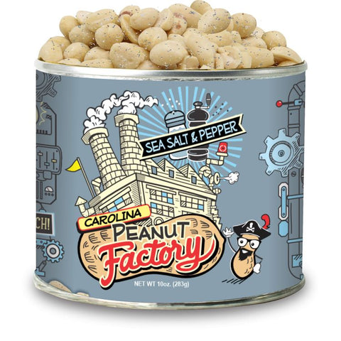 1949 Nut Company CPF Sea Salt + Pepper Peanuts - 10 OZ 6 Pack