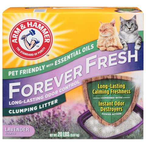 Arm & Hammer Forever Fresh Lavender Scented Clumping Litter 20 lb
