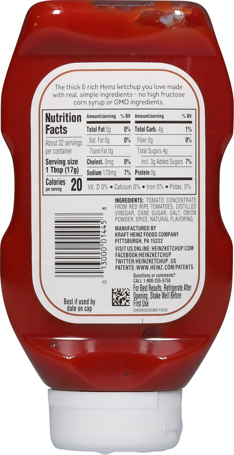 Heinz Simply Ketchup 19 OZ