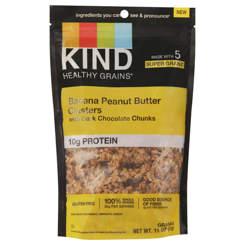 Kind Banana Peanut Butter Clusters with Dark Chocolate Chunks 11 oz