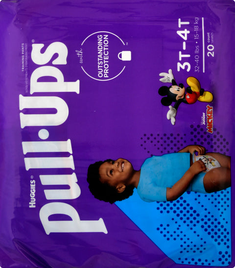 Pull-Ups Boys' Potty Training Pants, 3T-4T (32-40 lbs), 20 Count