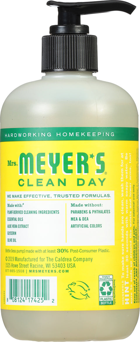 Mrs. Meyer's Clean Day Honeysuckle Liquid Hand Soap 12.5 FZ