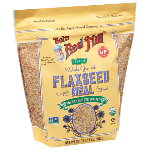 Bob's Red Mill Organic Gluten Free Whole Flaxseed Meal 32 OZ