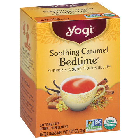 Yogi Caffeine Free Soothing Caramel Bedtime Tea 16 CT