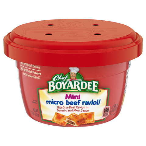 Chef Boyardee Beef Ravioli Pasta 7.5 OZ