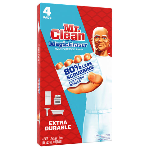 Mr. Clean Extra Durable Pads 4 CT