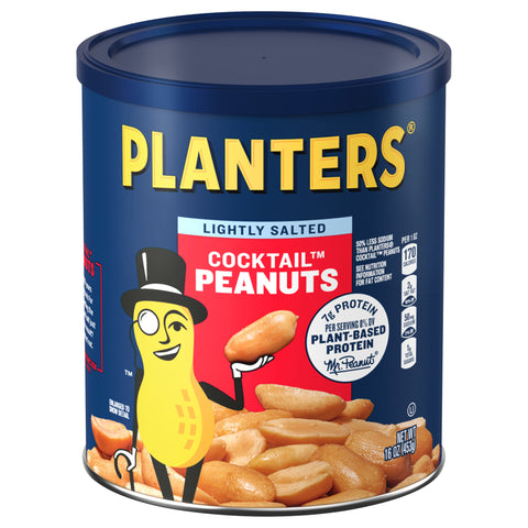 Planter's Cocktail Peanuts Lightly Salted 16 OZ