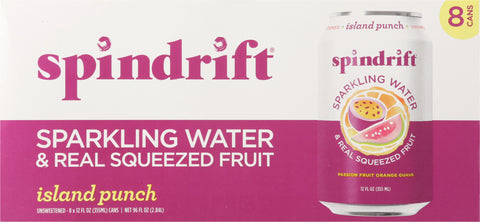 Spindrift Unsweetened Island Punch Sparkling Water 8