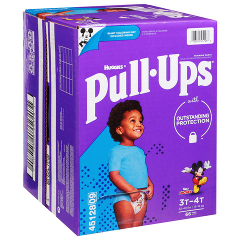 Pull-Ups Boys' Potty Training Pants, 3T-4T (32-40 lbs), 66 Count