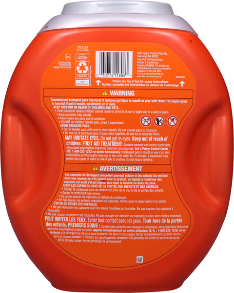 Tide + Pacs Capsules April Fresh Detergent 45 ea