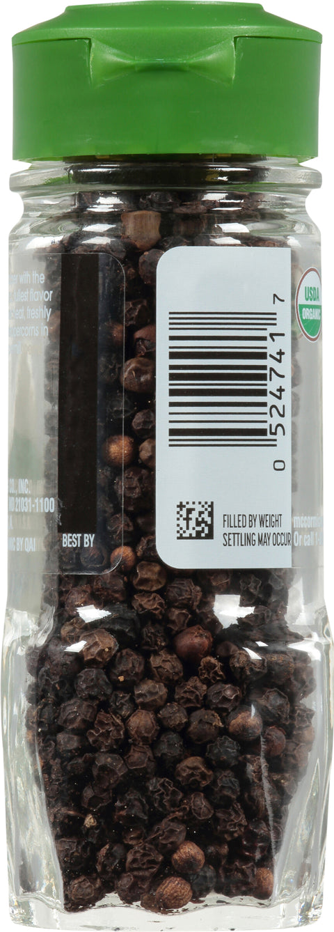 McCormick Black Peppercorns 1.87 OZ