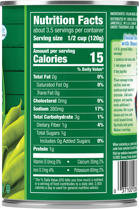 Libby's Vegetables Italian Cut Green Beans 14.5 OZ