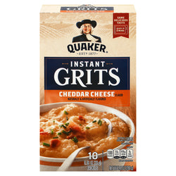 Quaker Instant Grits Cheddar Cheese - 9.8 OZ 12 Pack