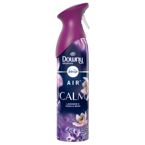 Febreze Air Effects Odor-Fighting Air Freshener Downy Calm, 8.8 oz. Aerosol Can - 8.8 OZ 6 Pack