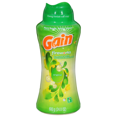 Gain Fireworks Original In-Wash Scent Booster 24.0 oz - 24 OZ 4 Pack
