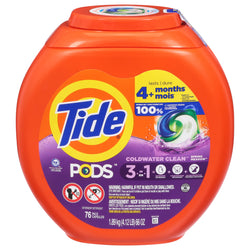 Tide 3 in 1 Spring Meadow Pods - 66 OZ 4 Pack
