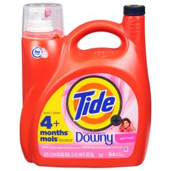 Tide Downy April Fresh Liquid Detergent - 146 FZ 4 Pack