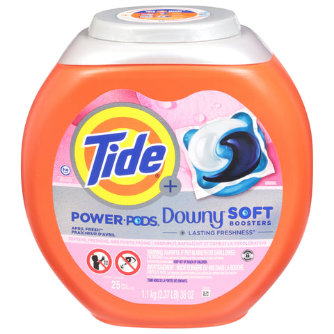 Tide + April Fresh Detergent 25 ea - 35 OZ 4 Pack