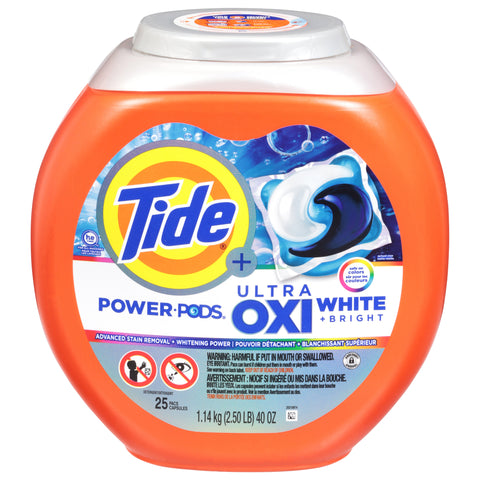Tide + Ultra White + Bright Detergent 25 ea - 37 OZ 4 Pack