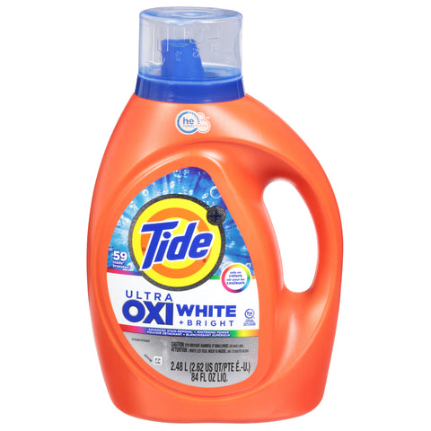 Tide + Ultra OXI White + Bright Detergent 84 fl oz - 84 FZ 4 Pack