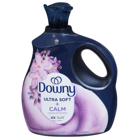 Downy Ultra Soft + Balance Crisp Rain & Blue Eucalyptus Fabric Softener 93 fl oz - 93 FZ 4 Pack