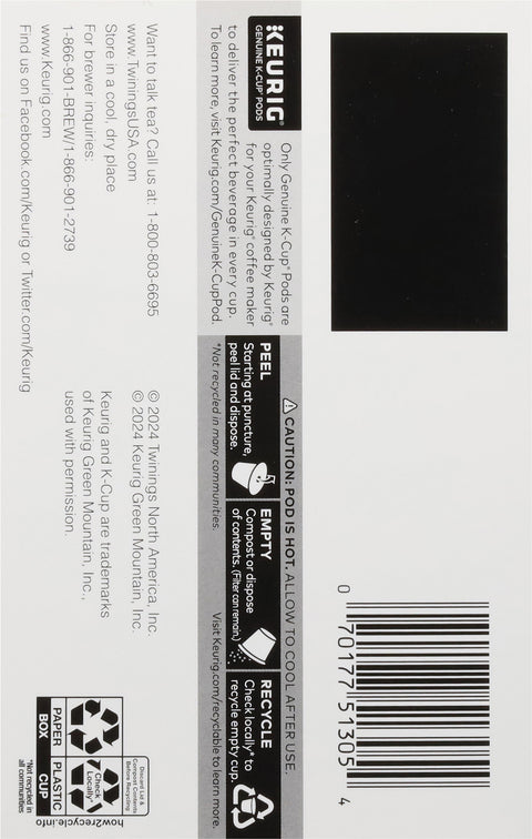 Twinings Earl Grey Black K-Cup Tea 1.26 OZ