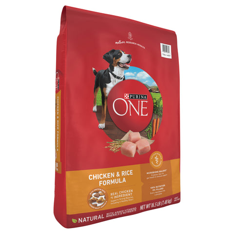 Purina One Dog Food Dry Chicken & Rice 16.5 LB