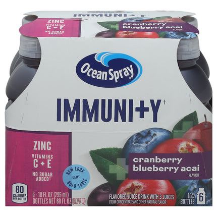 Ocean Spray Immunity Cranberry Blueberry Juice - 60 OZ 4 Pack